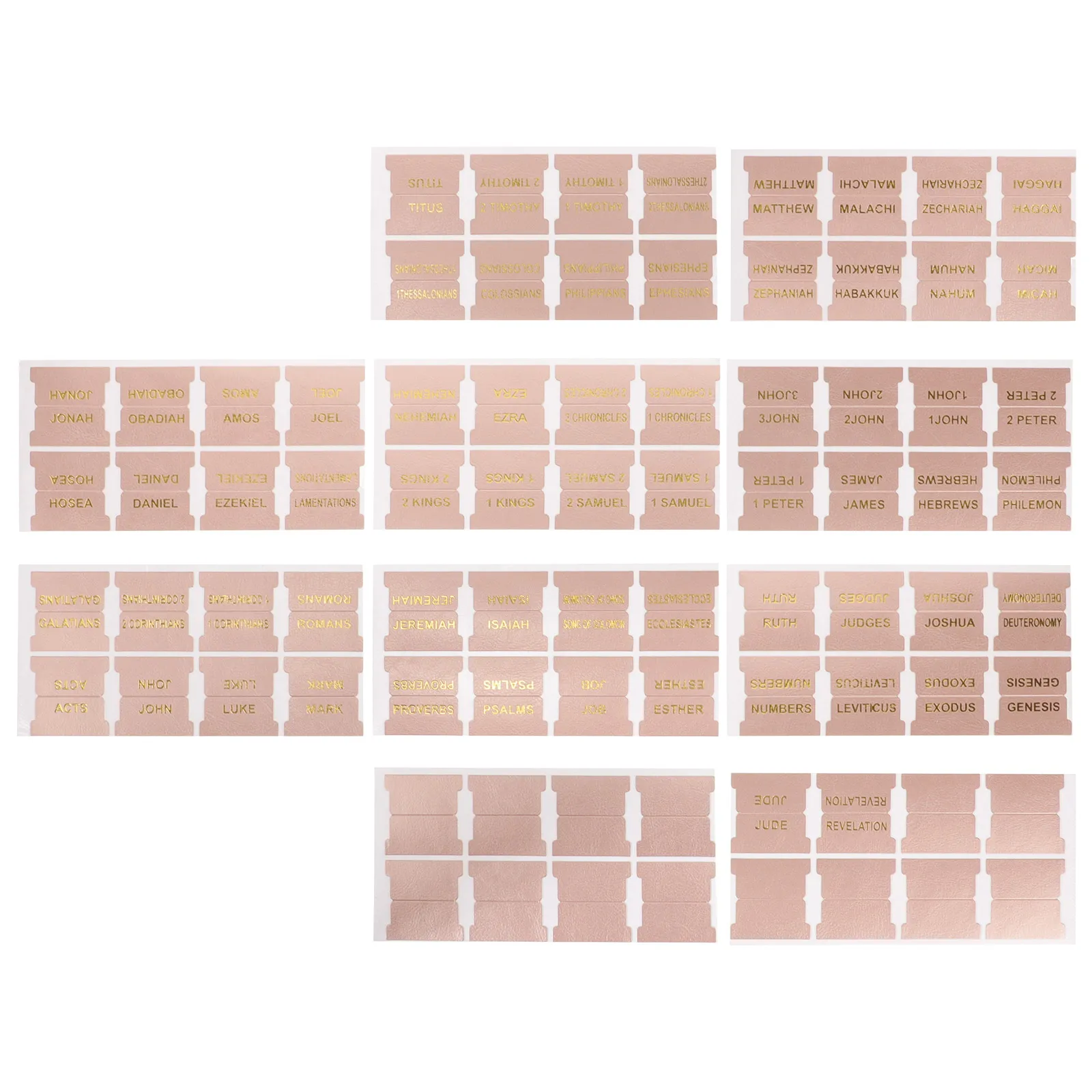 

1Set Portable Bible Tabs Decorative Index Stickers Study Bible Accessories Comfortable Hand Feeling Book Tabs