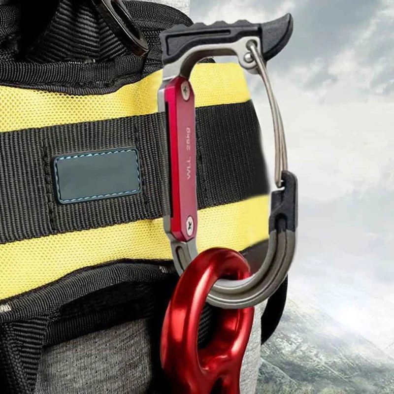 

ABJX New Outdoor Rock Climbing Harness Accessories Tool Rack High-Altitude Work Rescue Equipment Hook Buckle