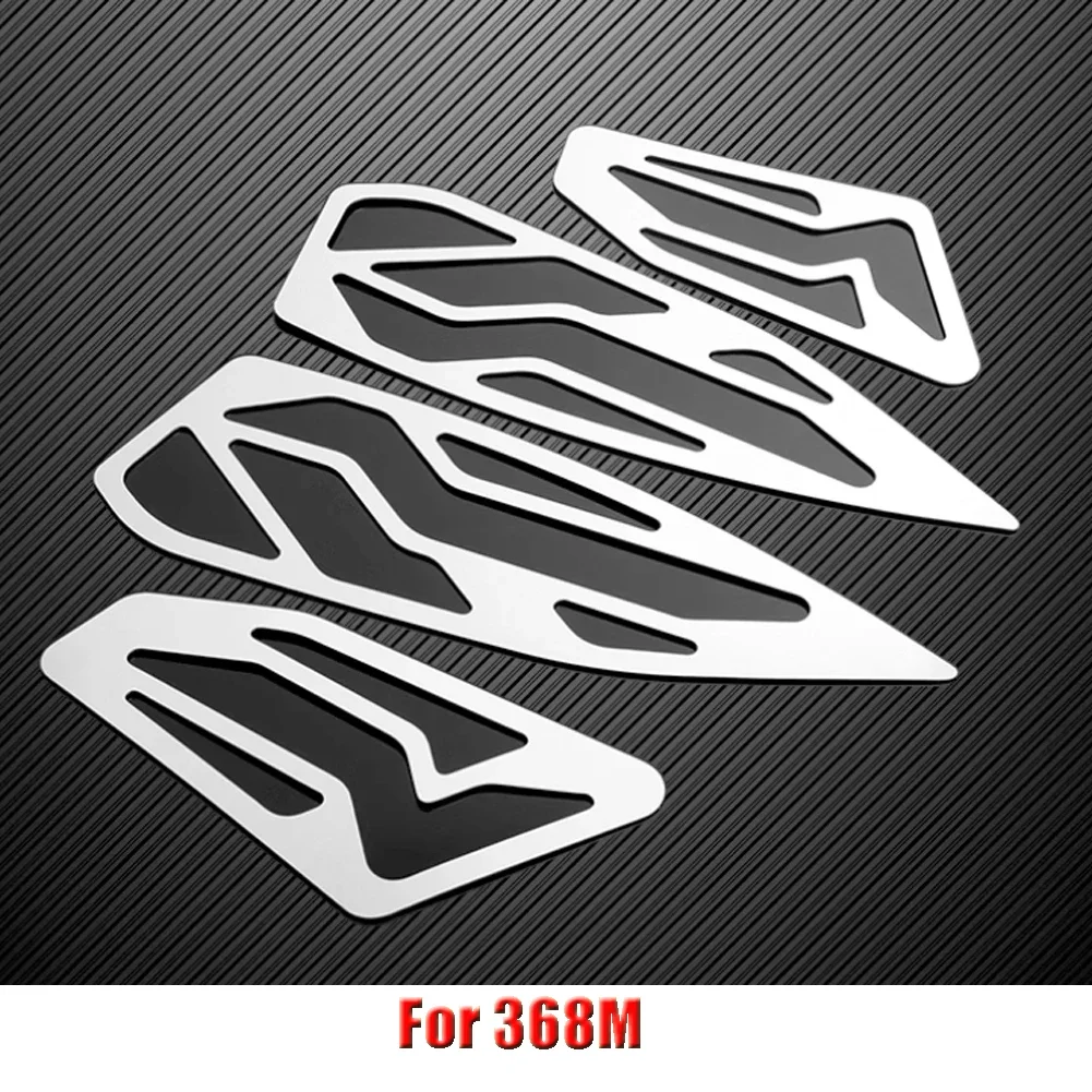 Para Zontes 368K 368D 368M 368E 368K/D/E/M placa de pie de motocicleta pedales reposapiés cubierta alfombrilla antideslizante
