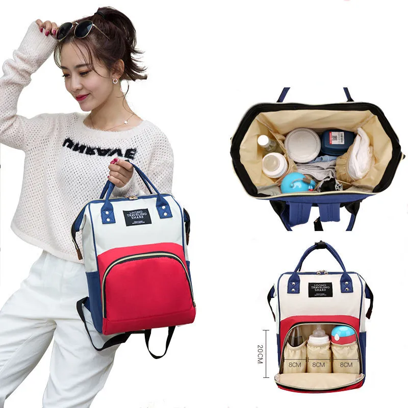 Neue Baby Pflege Produkt Multifunktionale Baby Windel Tasche Wasserdichte Denim Windel Tasche Rucksack Baby Mädchen/junge Windel Tasche Dropshipping