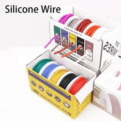 30/28/26/24/22/20/18/16AWG UL Electric Wire Silicone Wire Heat Resistant Flexible Stranded Tinned Copper Wire Kit for Electrical