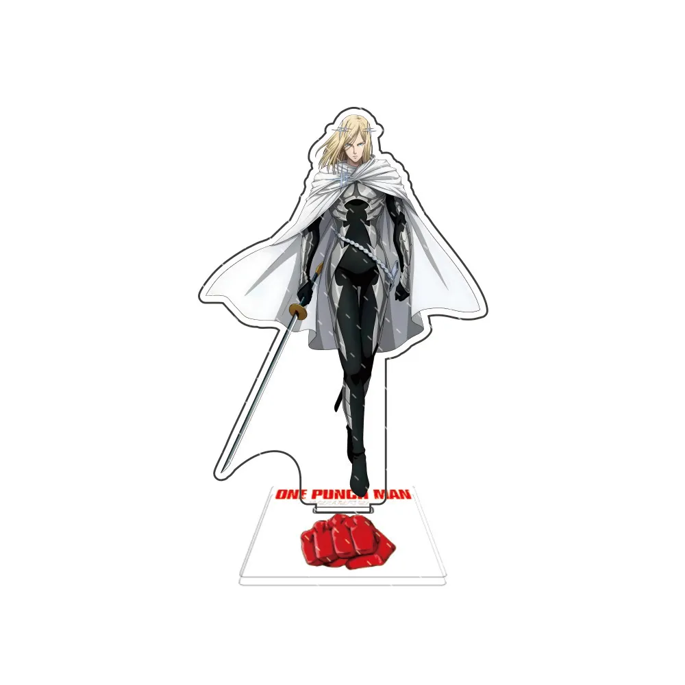 One Punch Man Anime  Figure Saitama Genos Tatsumaki Garou 15cm Acrylic Stand Model Plate Desk Decor Fans Gift