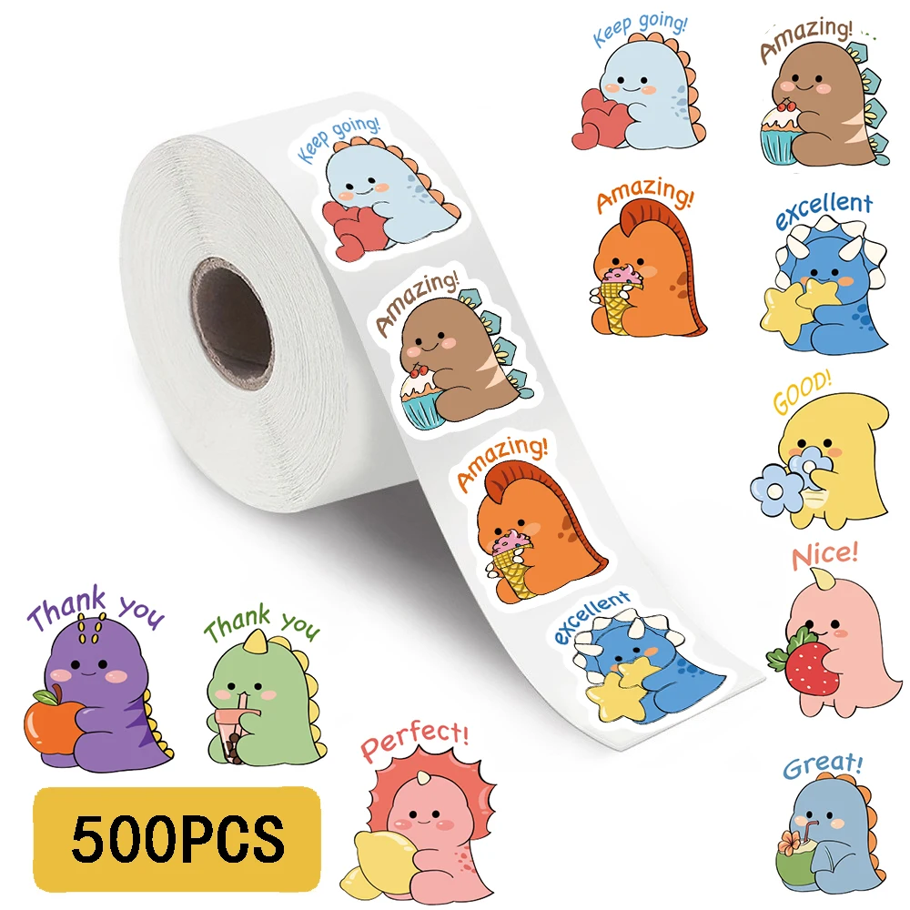 500PCS You Are Beautiful Roll Stickers Notebook Laptop Skateboard Art Picture Coffee Art Picture Phone DIY Luggage Sticker