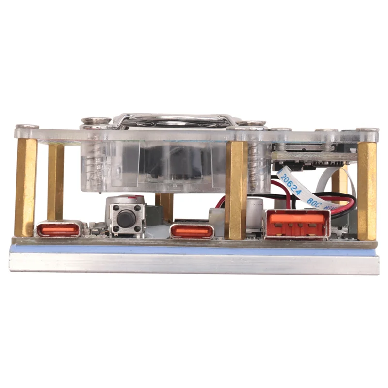 AED6-PD3.1 140W + 140W/280W Módulo de carga rápida 0,96 pulgadas Li/Li-Iron 21700/18650 2S/3S/4S/5S/6S placa base de Banco de energía DIY XT30