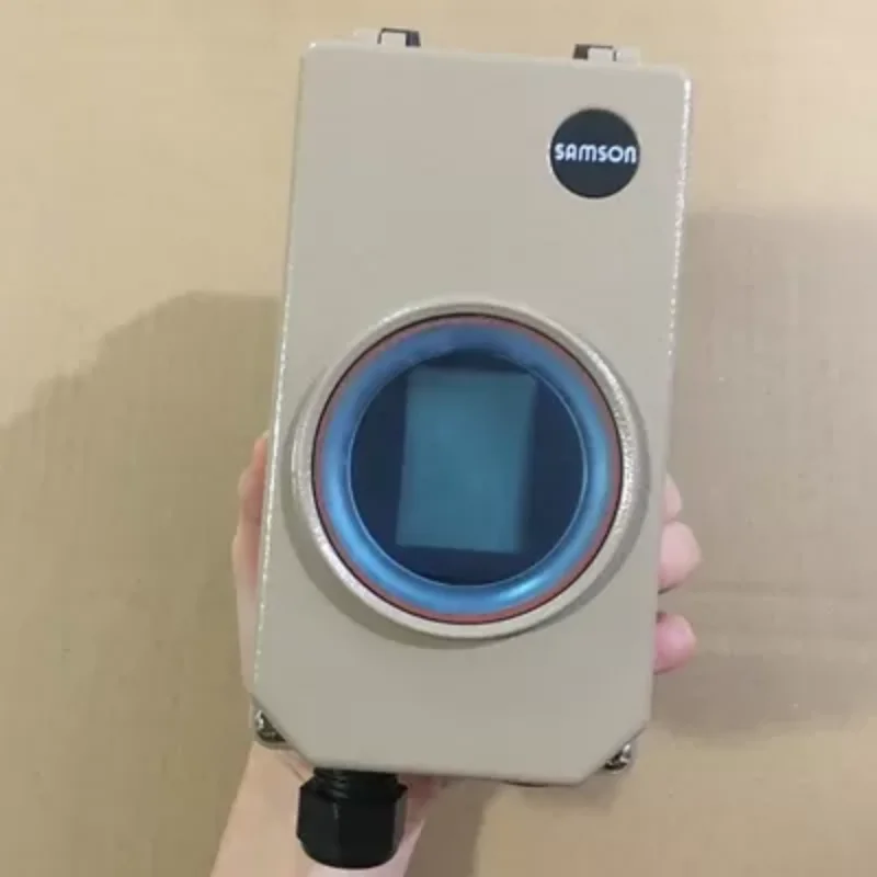 Samson Type 3730-1 3730-2 AC Motor Aluminum & Copper Electro-Pneumatic Positioner Variable Automatic Start LCD Field Operation