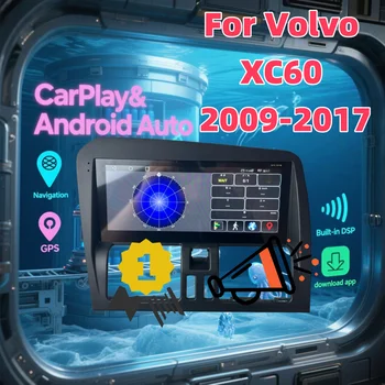 Autorádio s Androidem pro Volvo XC60 2009 2010 2011-2015 2017, multimediální systém Android Auto, bezdrátové CarPlay, GPS, Navigace, DSP, hlavní jednotka 10 nejlepší prodej Vylepšení audiosystému Volvo XC60 - №9