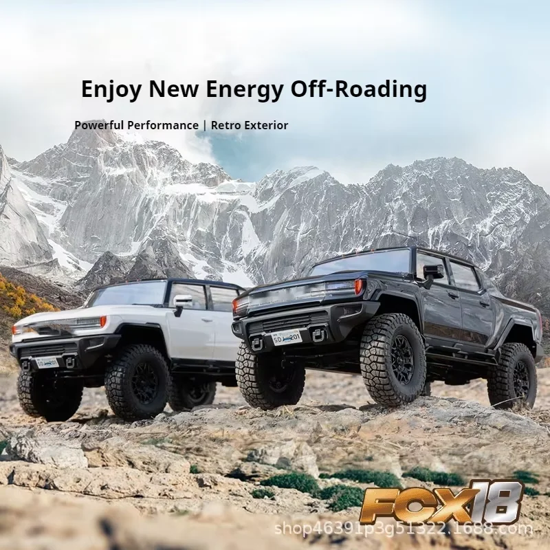 

Fms Fcx18 1/18 Scale Remote Control RC Car with Dual Speed Metal Suspension Bridge for Kids Birthday Gift Climbing Car Toy