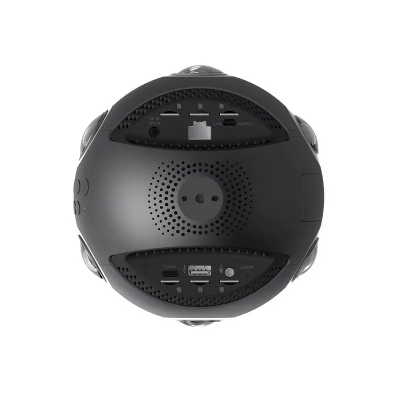 Professional grade 8K 3D panoramic camera motion stabilization