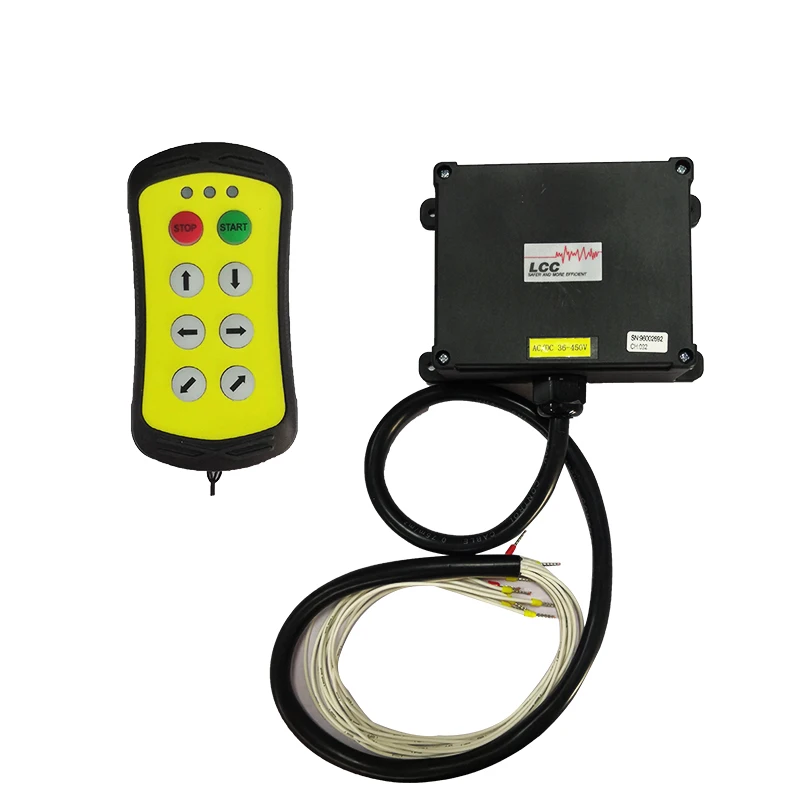 A600 6 Buttons Single Speed Car Tailgate Control Wireless Industrial Remote Control Switch Lift Crane Control