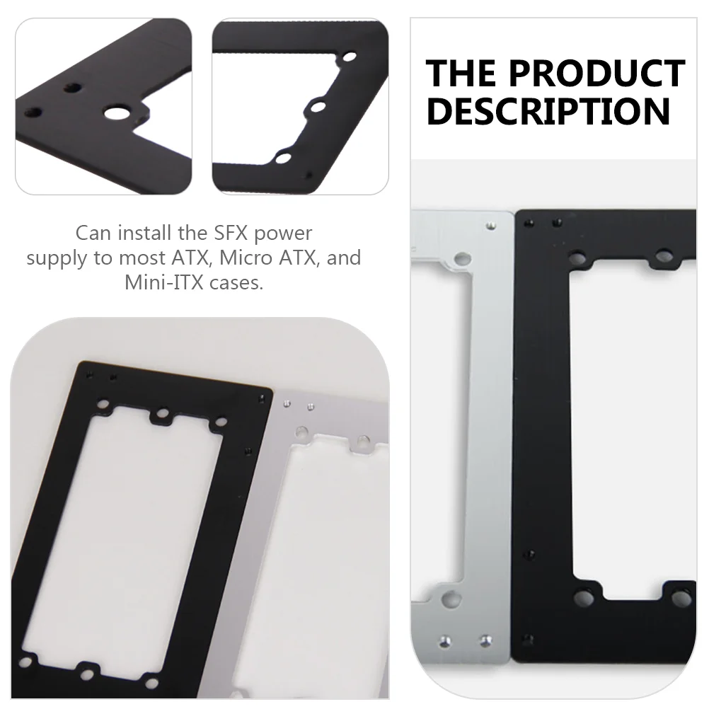 Atx Power Conversion Frame Solid Display Stand Adapter Baffle Computer Supply Case Converting Bracket Accessory