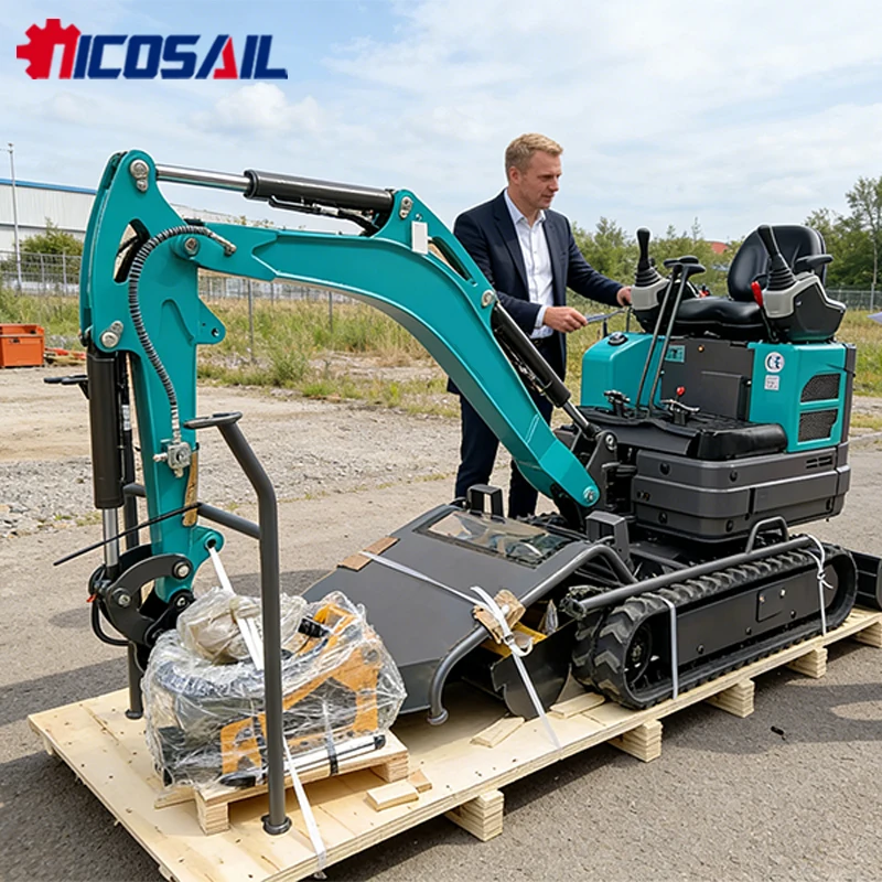 

Мини-экскаватор Pilot Control, 2-тонный, гусеничный, для тяжелых работ на строительных площадках