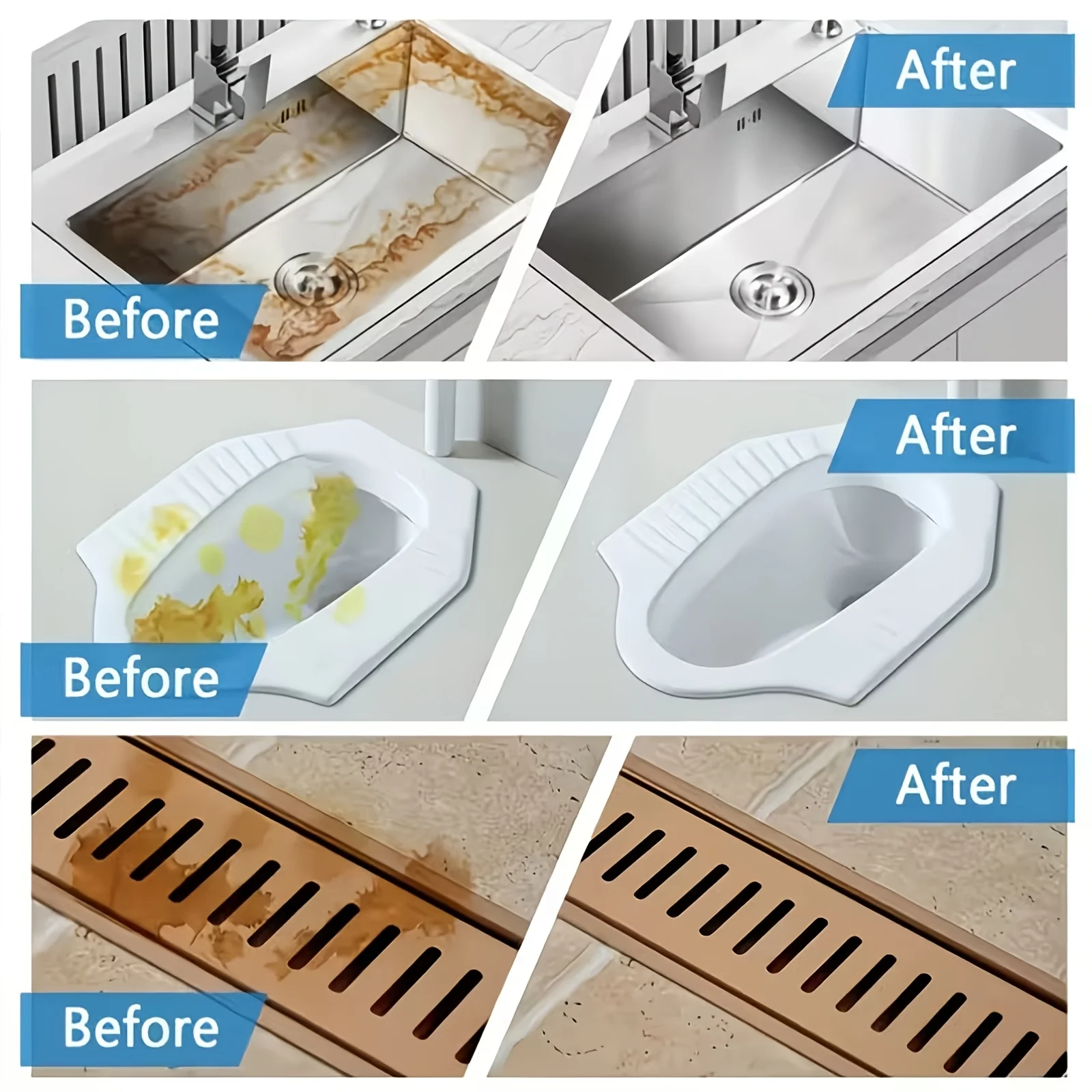 Powerful Drain Dredging Powder Odorless Formula Kitchen Sink & Pipe Cleaner Fast Dissolving Hair Grease for Bathroom Toilet view 6