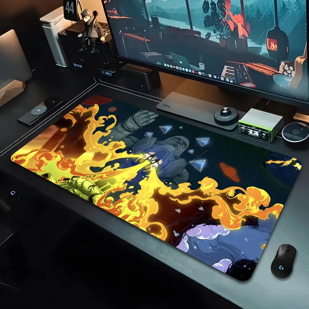 Lunar Lander Beyond Mouse Pad Cartoon Lockedge Large Gaming Pad Computer Gamer Keyboard Mouse Mat Desk Mousepad for PC Desk Pad