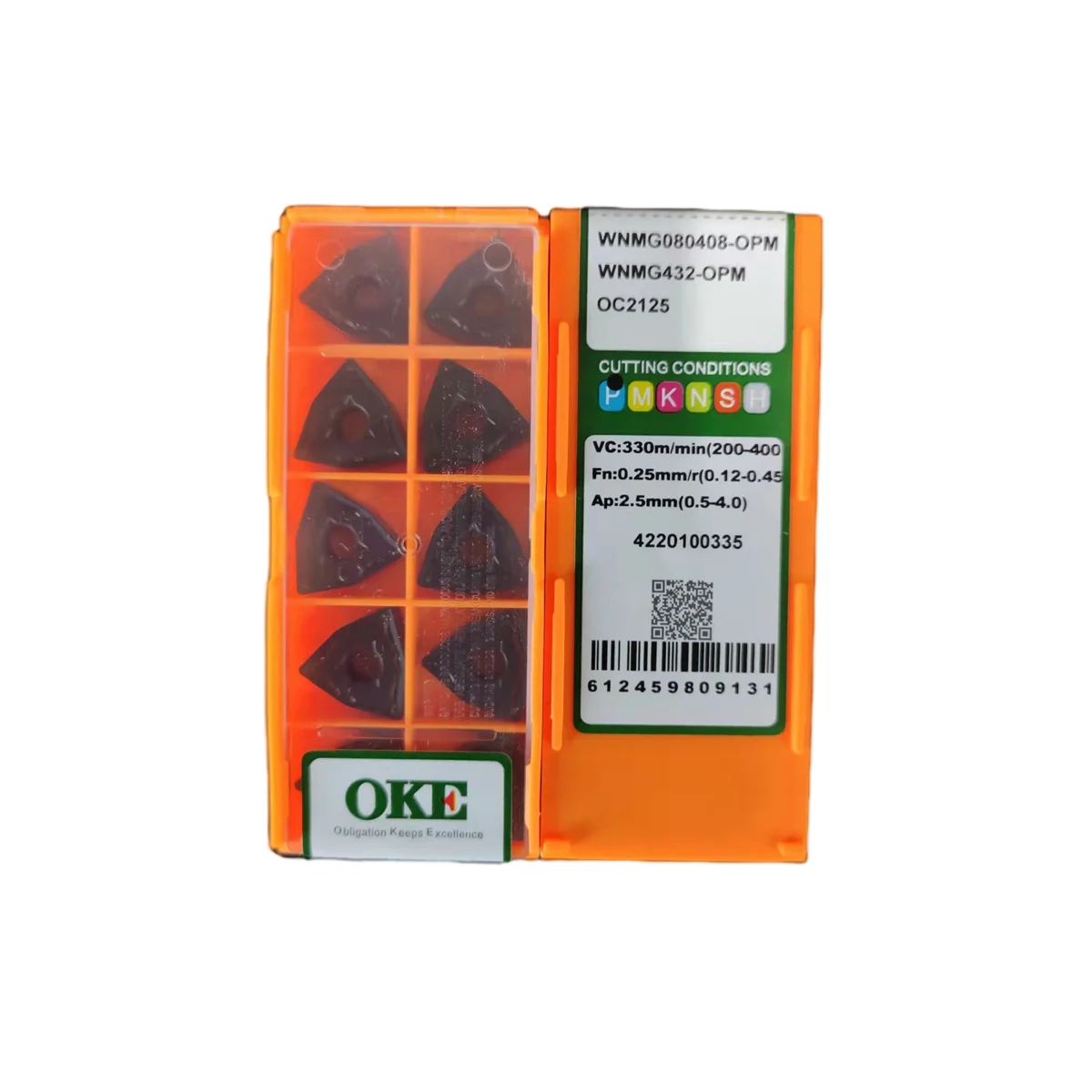 100% Original WNMG060408‑OPM WNMG080404‑OPM WNMG080408‑OPM WNMG080412‑OPM OC2125 Carbide CNC Lathe Turning Inserts