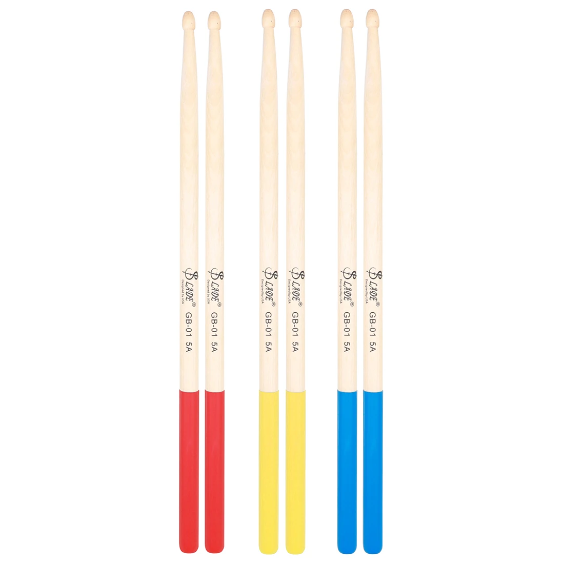 SLADE GB-01 5A Drumstick Mallets 3pcs/set Maple Non-Slip Drumstick Mallets Drum Accessories Percussion Parts & Accessories