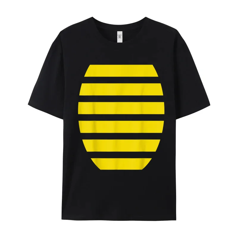 Halloween Adult Kids Bumblebee Costume Cotton Men Short Sleeve Tops & Tees Slogan Autumn T-Shirt Funny Tee Shirt Funny O Neck