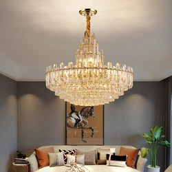 Ceiling Chandeliers 2024 Hanging Lamps LED Luxury Light Fixture Lustre Decorative Home Appliance For Dining Roomd Dawing Room