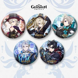 Genshin Impact Symphony Pin 58mm Anime Brooch Pin Cosplay Badge Cosplay Badge