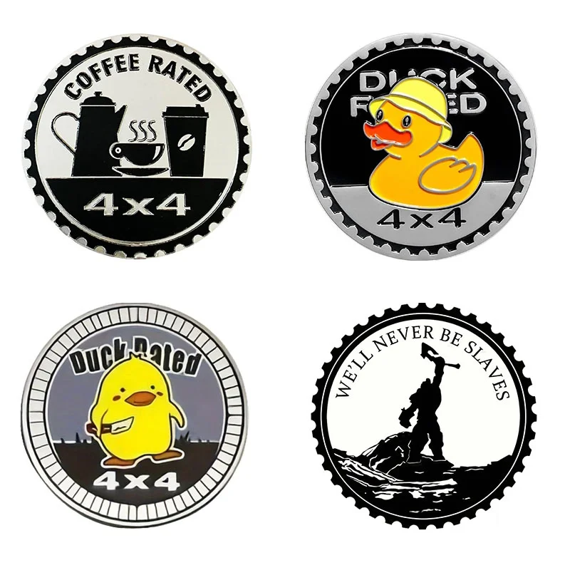 

Набор из 4 металлических 3D-значков для автомобиля, круглые автомобильные эмблемы, стильные наклейки для авто, декоративные наклейки 4x4, совместимые с круглыми эмблемами и значками для автомобилей