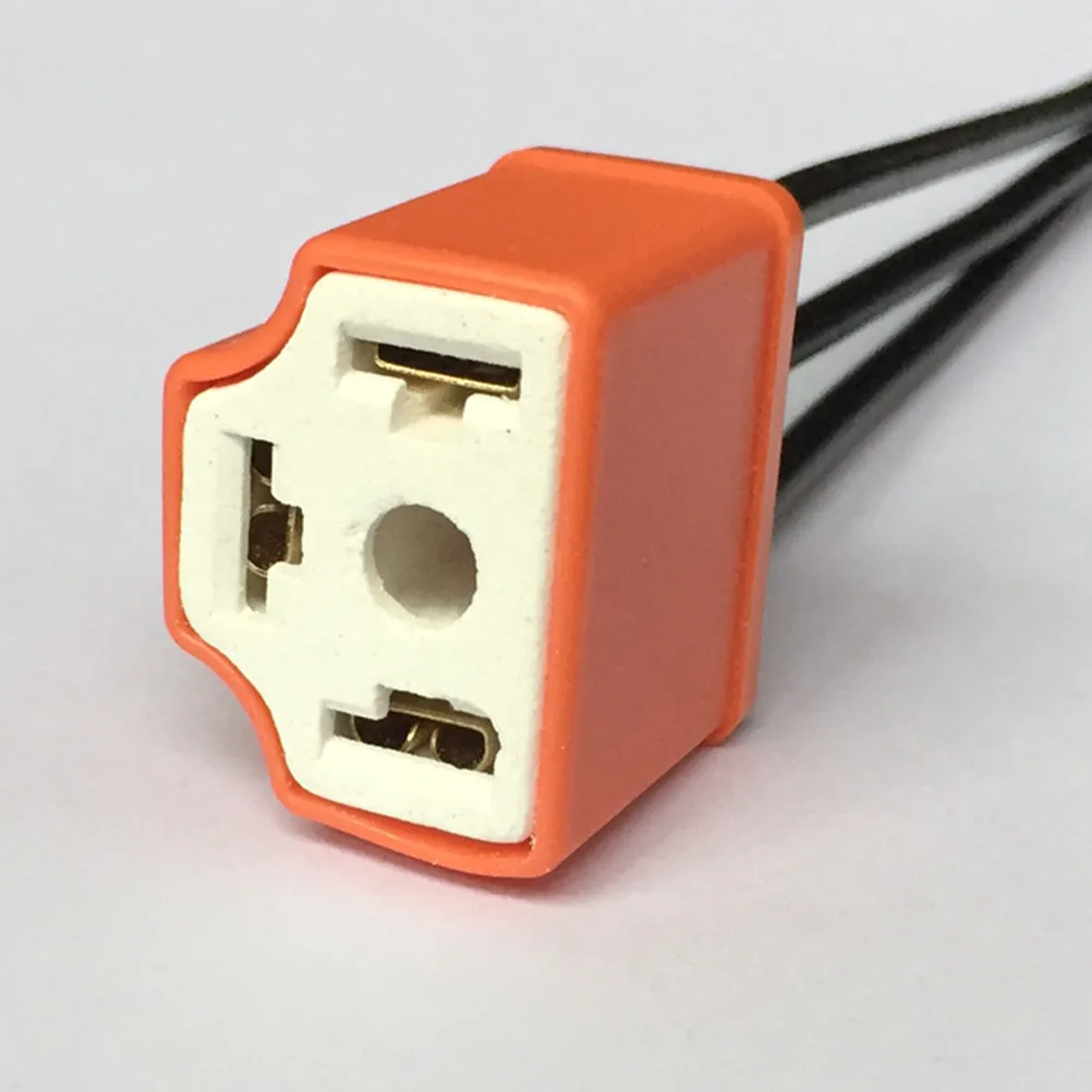 2Pcs Car Relay Ceramic Socket Base Holder Suitable for Auto Headlamp Alarm Control 12V 10A High Current Automotive Relay