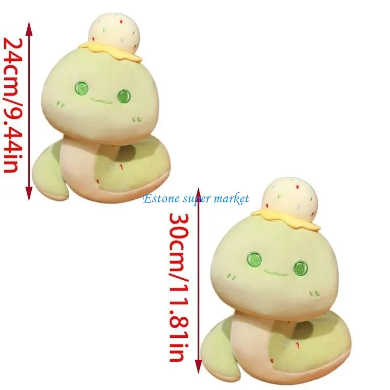 090B dessin animé serpent jouet en peluche nouvel an Surprise cadeau jouet en peluche 2025 serpent en peluche chine mascottes
