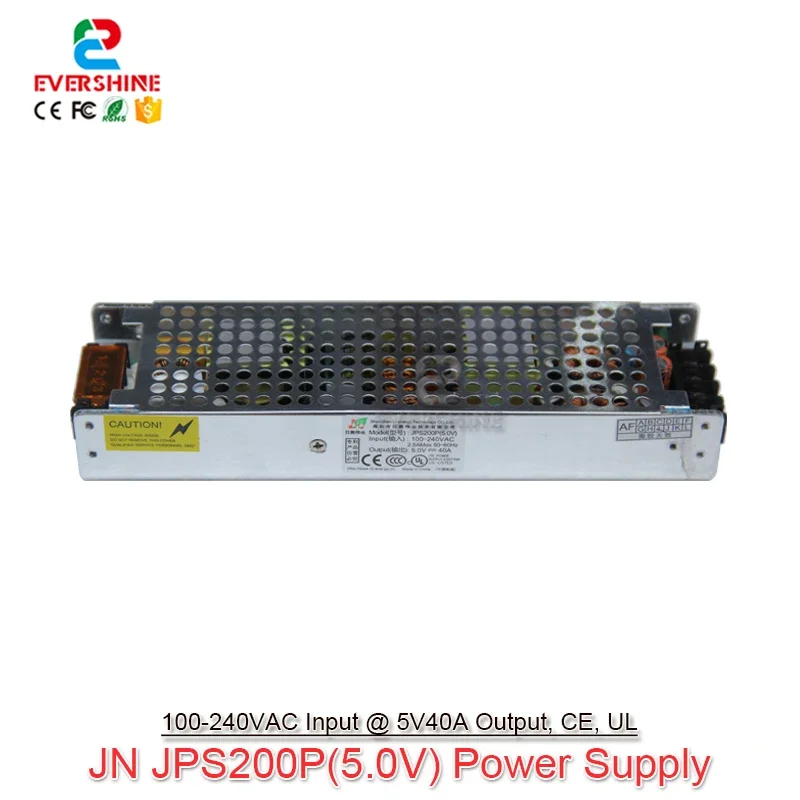G-Energy JPS200P High-Quality 5V 40A Switching Power Supply for LED Matrix Advertising Display Screen - Electronic Component