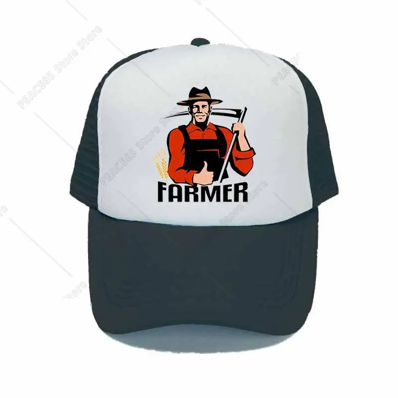 

Farm Farmer Trucker Hat For Men Women Vintage Green Farmer Market Mesh Dad Hat Paddy Hoe Summer Baseball Caps And Hats