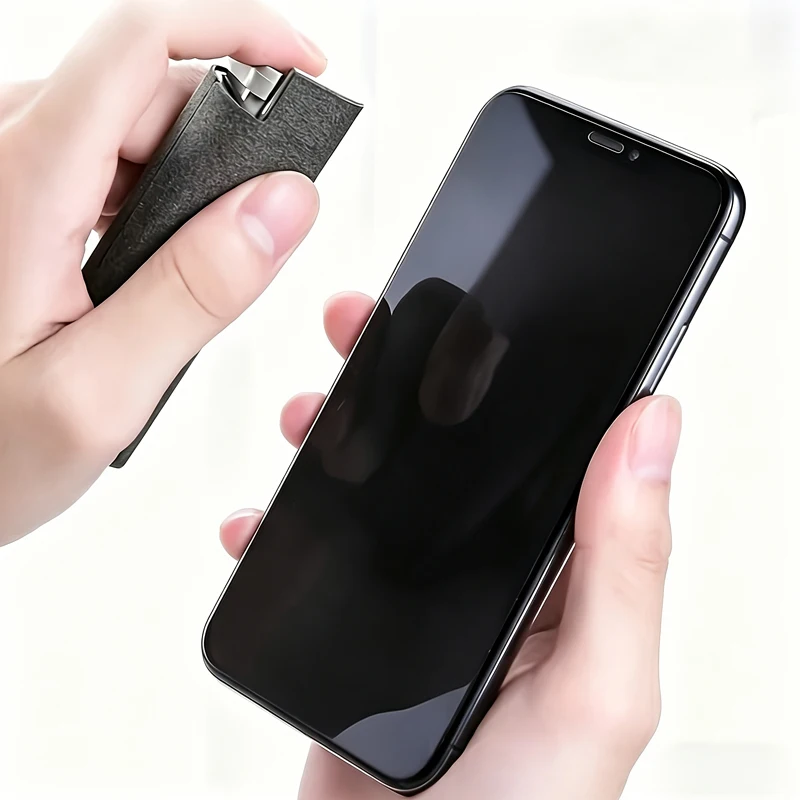 2 In 1 Phone Screen Cleaner Spray Portable Tablet Mobile Phone Touch Screen Cleaner Microfiber Cloth Set Glass Cleaning Artifact