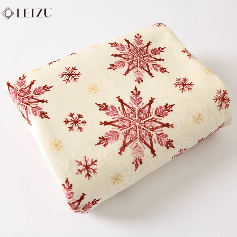 Tissu en peluche imprimé flocon de neige crème, 0.5/1 Yard, Style noël, pour décoration de Festival, couvertures, taies d'oreiller, nappes, bricolage