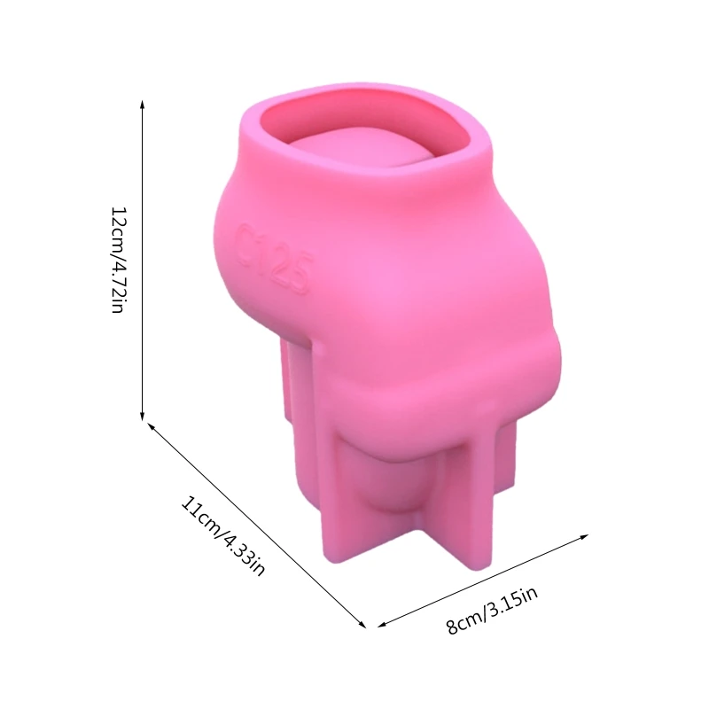 Toilet Shapes Concrete Silicone Pot Mold Succulent Flowerpot Clay Cement Plaster Molds DIY Home Garden Flower Pots Mold