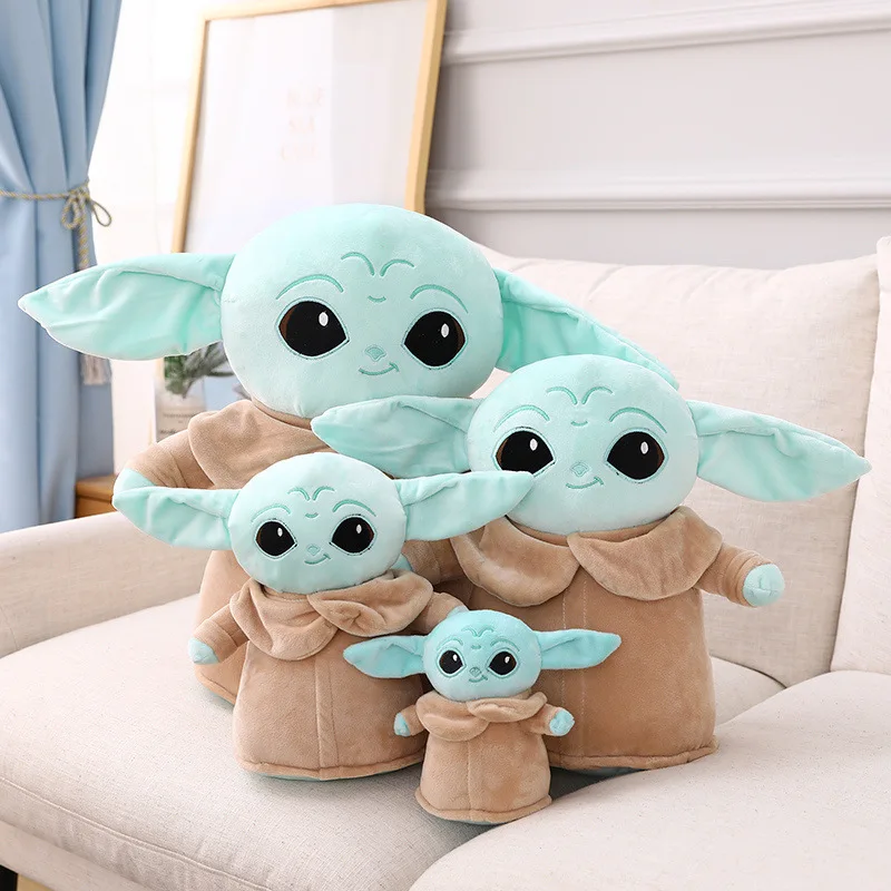 Star Wars Baby Yoda Plush Doll Disney Movie The Mandalorian Grogu The Child Plushies Cute Doll Kawaii Toys For Children Wholesal