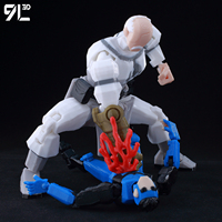 9L3D Printed Invincible Boy Lucky Dummy13 Conquer Invincible Mark Superheroes Anime Toy Action Figures Mannequin Model Ornaments