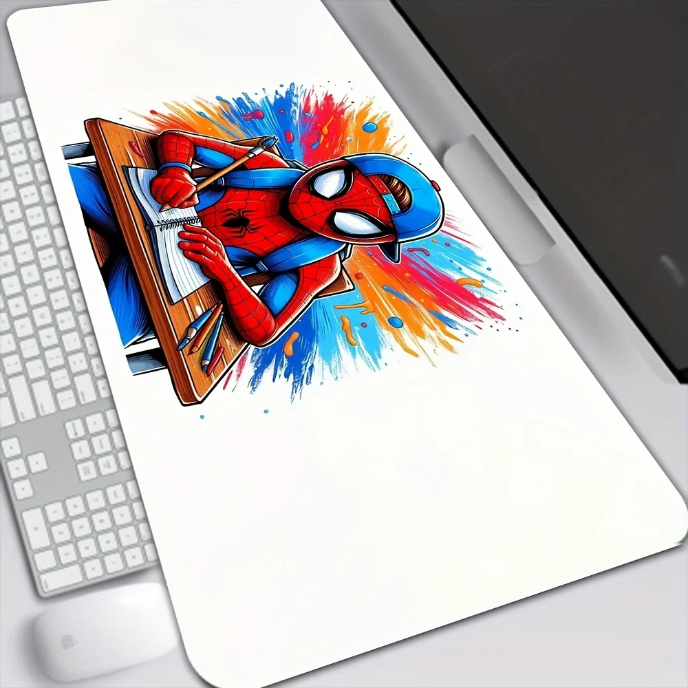 قطعة واحدة، لوحة ماوس ألعاب صغيرة بنمط موضوع سبايدر مان، مناسبة لمستلزمات مكتب المكتب، طاولة الدراسة، مكتب الكمبيوتر،