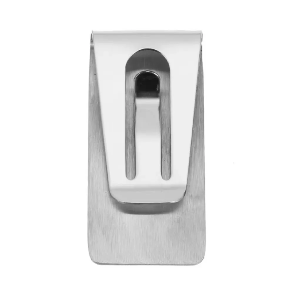 Front Pocket Wallet Money Clip Metal Magnet Free Stationery Ticket Holder Single Piece Construction Precision Fit