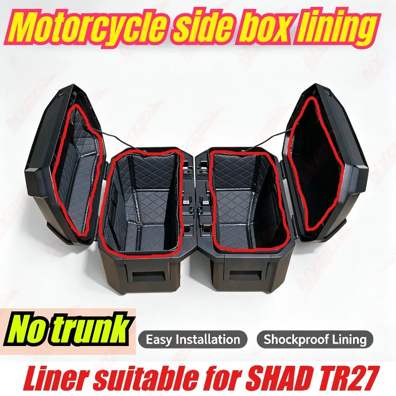 Suitable for SHAD TR27 Side Box Pad Accessories Lining Thickened Box Pad Liner Modification