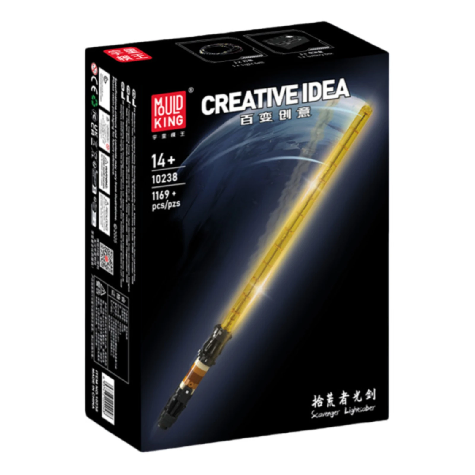 Zestaw klocków MOULD KING Scavenger Lightsaber 10238 z 1169 elementami dla dorosłych i dzieci
