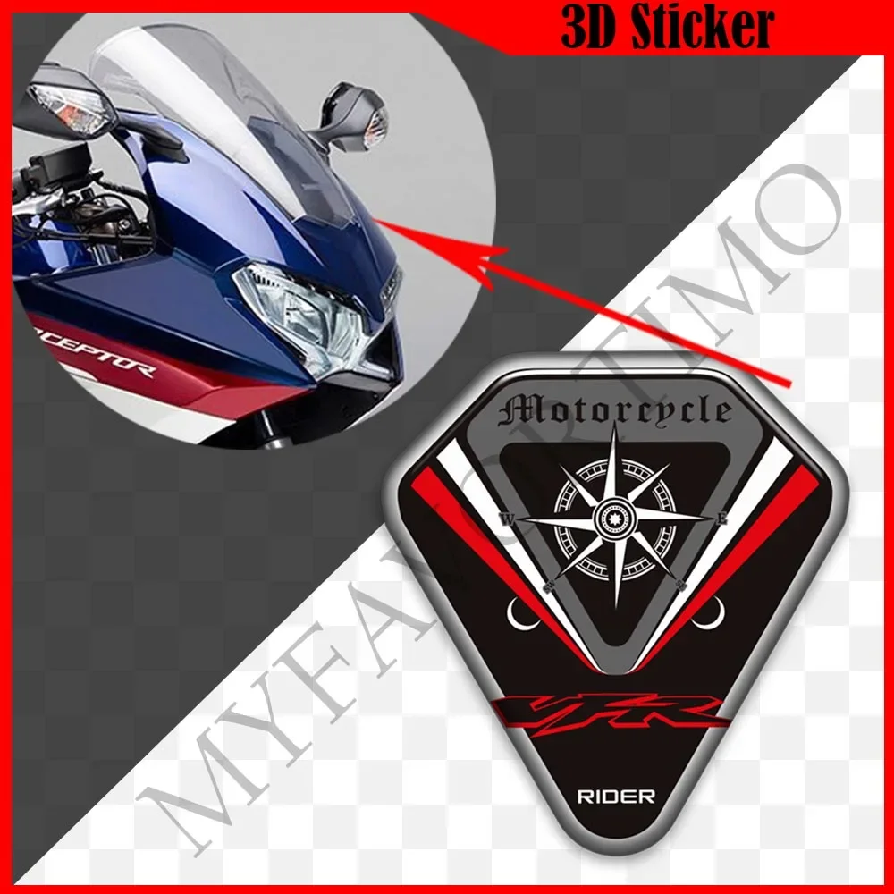 

For Honda VFR 400 600 700 750 800 1200 X F VFR800 Motorcycle Sticker Protector TankPad Fuel Oil Kit Knee Emblem Badge Logo Decal