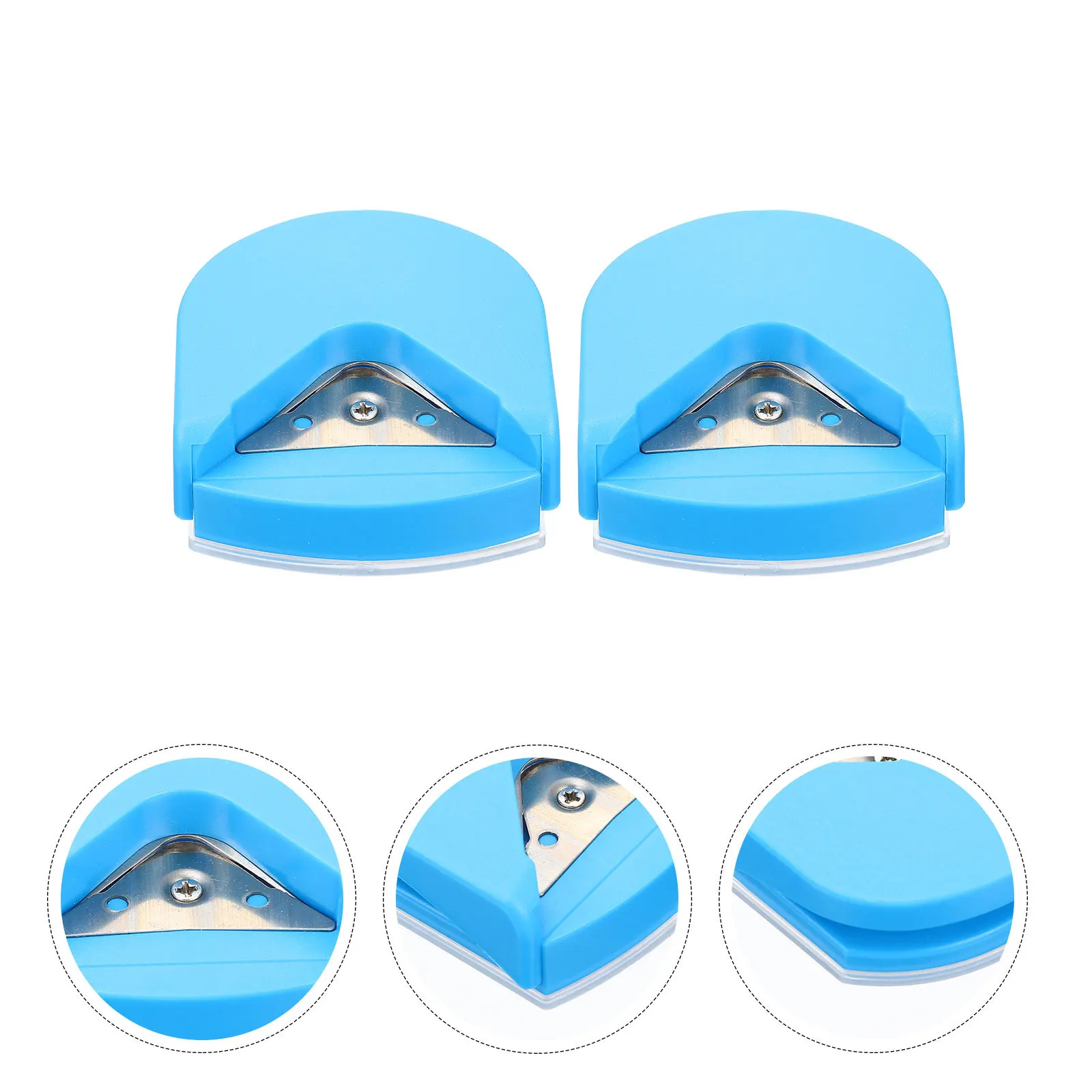 2개입 사진 모서리 트리머 컴팩트 디자인 인체공학적 뚜껑 개폐 깔끔한 절단 사무실 및 DIY 프로젝트에 적합