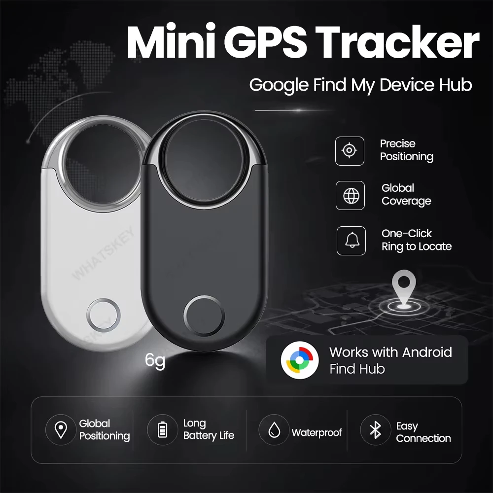 Universal Smart Tag for Samsung & Android, Long Range Anti-Lost Tracker via Google Find Hub, Precise Far-Away Locator