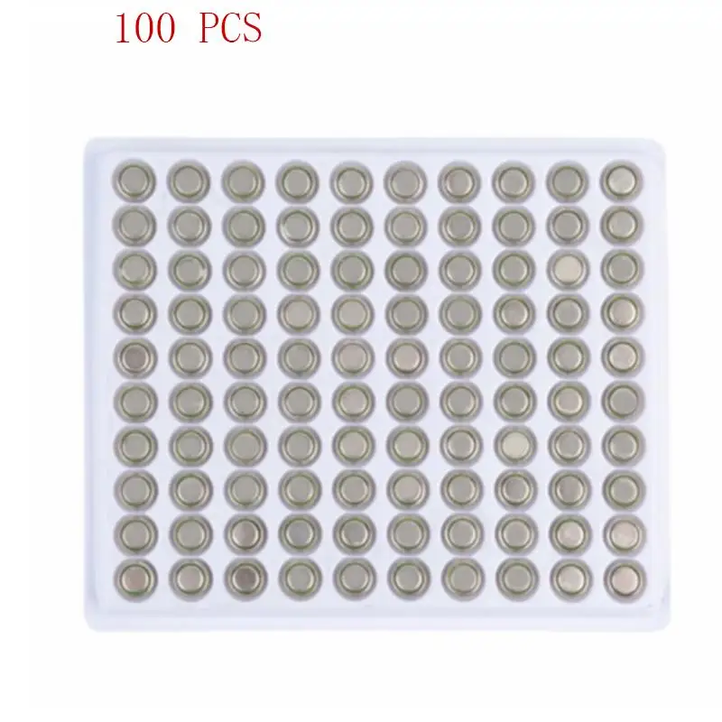 100PCS Coin Alkaline Battery AG3 LR41 1.55V Button Batteries SR41 192 CX41 392 L736 384 SR41SW Calculators Watch Lamp Chain