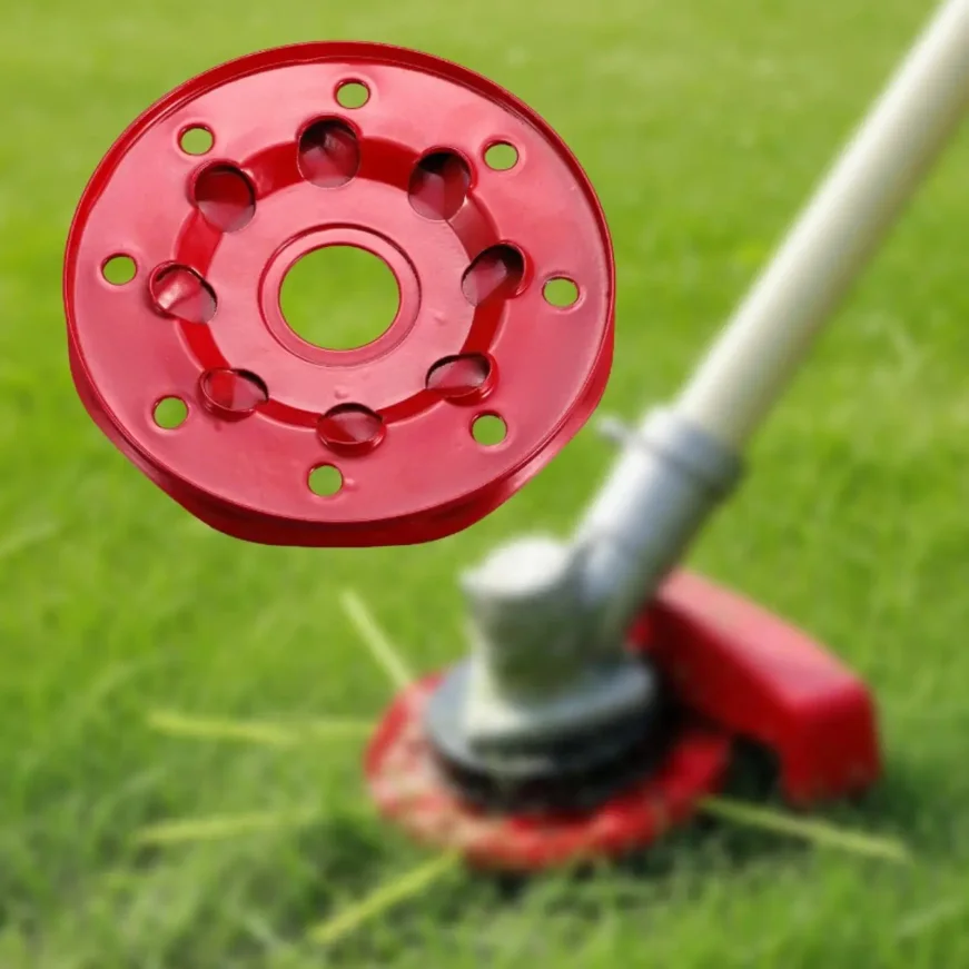 Universal Grass Trimmer Head Easy Load String Trimmer Head 8 Hole Iron Weeds Attachment for Electric Handheld Garden Power Tool view 6