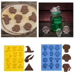 Hogwarts Anime Mold Suitable for Cookies Ice Cube Making Harries Potter Cartoon Character Models Party Supplies Kids Toys Gifts