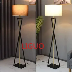 Nordic Modern Floor Lamp Creative Iron Floor light For Living Room Bedroom Study Decor Light Home Night Table Lamp Standing Lamp