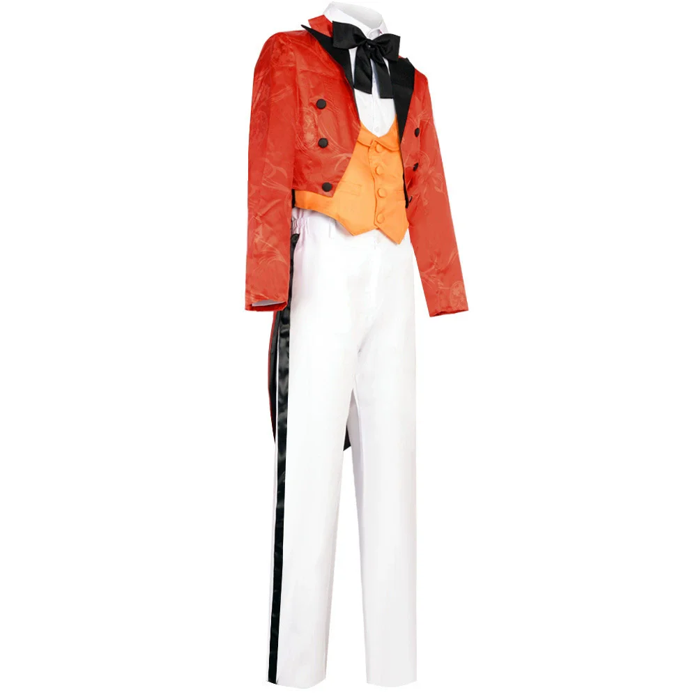 5 STKS Jerome Cosplay Rode Jas Oranje Vest Gental Man Pak JJoker festival Outfit Halloween Kerst Carnaval Party Uniform