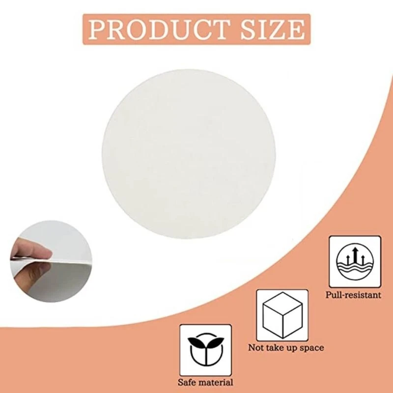 10Pcs Round Insulation Gasket Paper Fireproof Microwave Papers 7cm 12cm for Stove Fireplace DIY Material