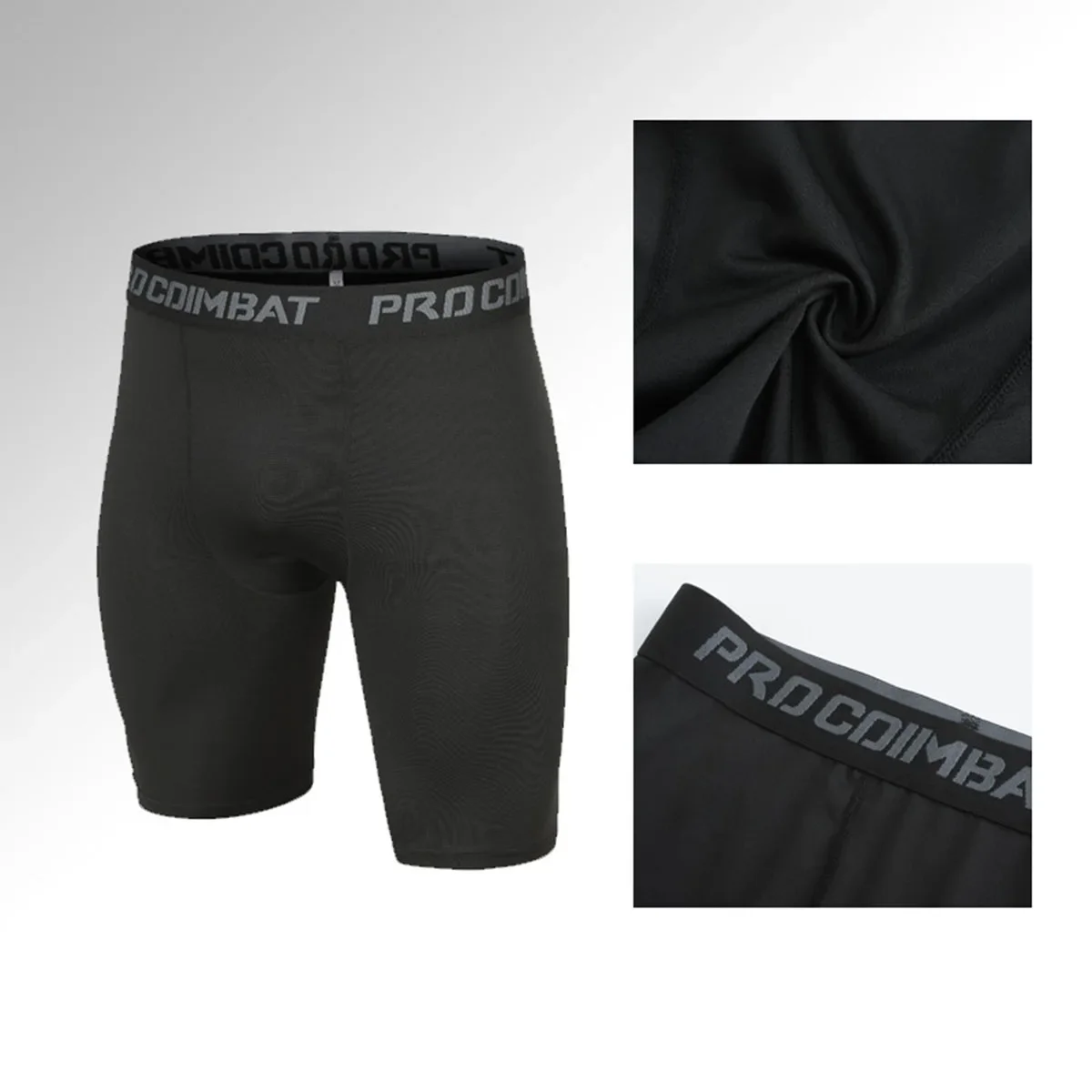 1Pcs Men's Sports Underwear Fitness Long Boxer Shorts Running Training Basketball Football Shorts