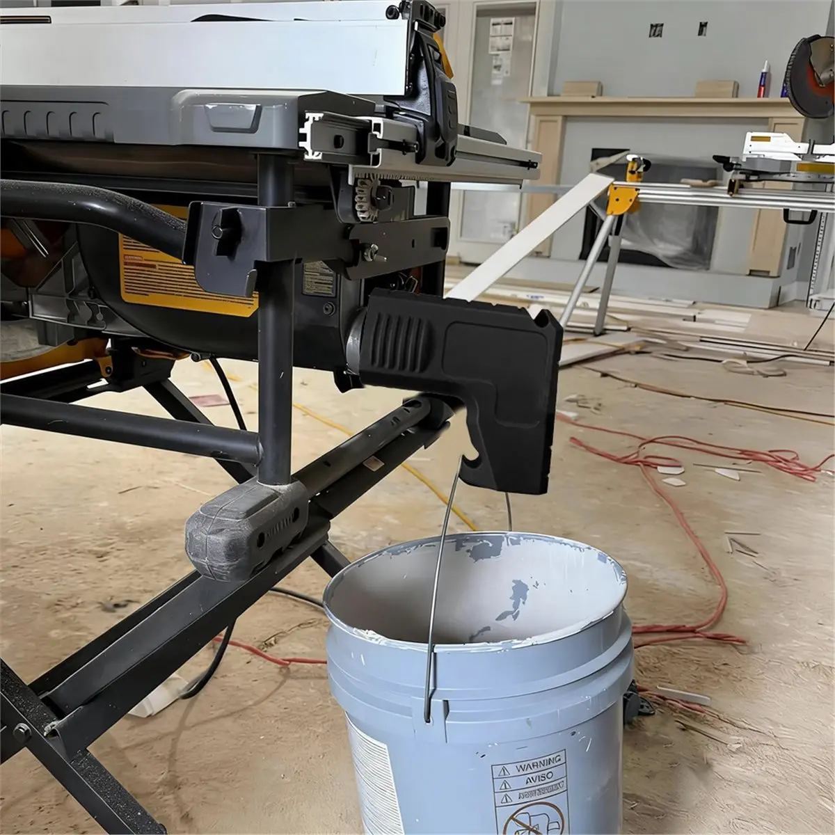 DT35BG Dust Port Adapter for DWE7485 Table Saw Dust Extraction Adapter,Dust Collection Adapter, Compact Easy Install