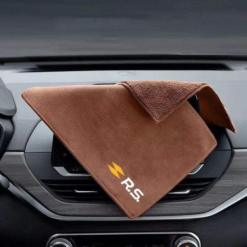 Microfiber Towel Super Absorbent Car Wash Cleaning Drying Cloth For Renault RS Clio Scenic Logan Megane Koleos Sandero Goods