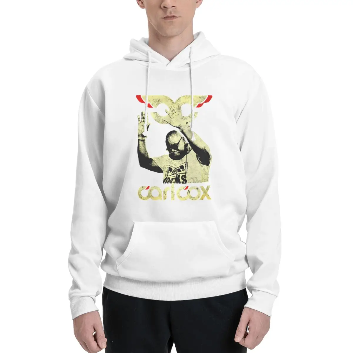 Carl Cox Grungy Old School House Minimal Techno Vintage A Sudaderas con capucha para hombre