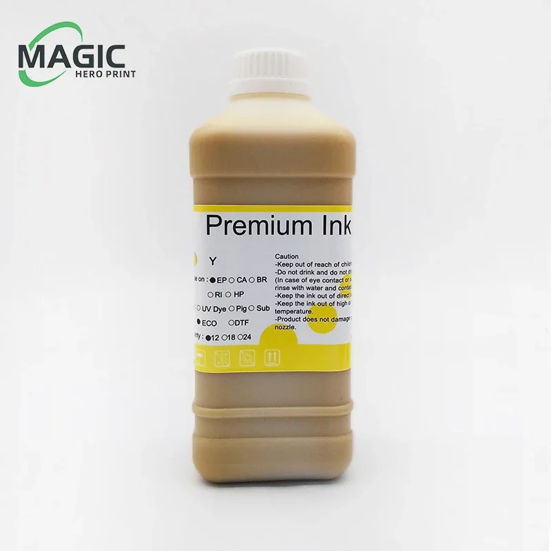 Magic NEW 1000ML Eco-Solvent Ink For Epson DX4 DX5 DX6 DX7 DX10 XP600 Printhead for Mimaki JV33 CJV300 JV5 CJV150 CJV160